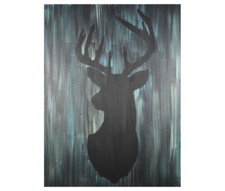 Bild "Hirsch on ice"